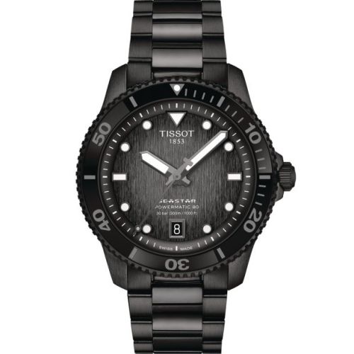 Tissot Seastar 1000 Powermatic 80 40 PVD / Grey / Bracelet